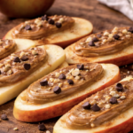 Apfelscheiben mit Erdnussbutter_5