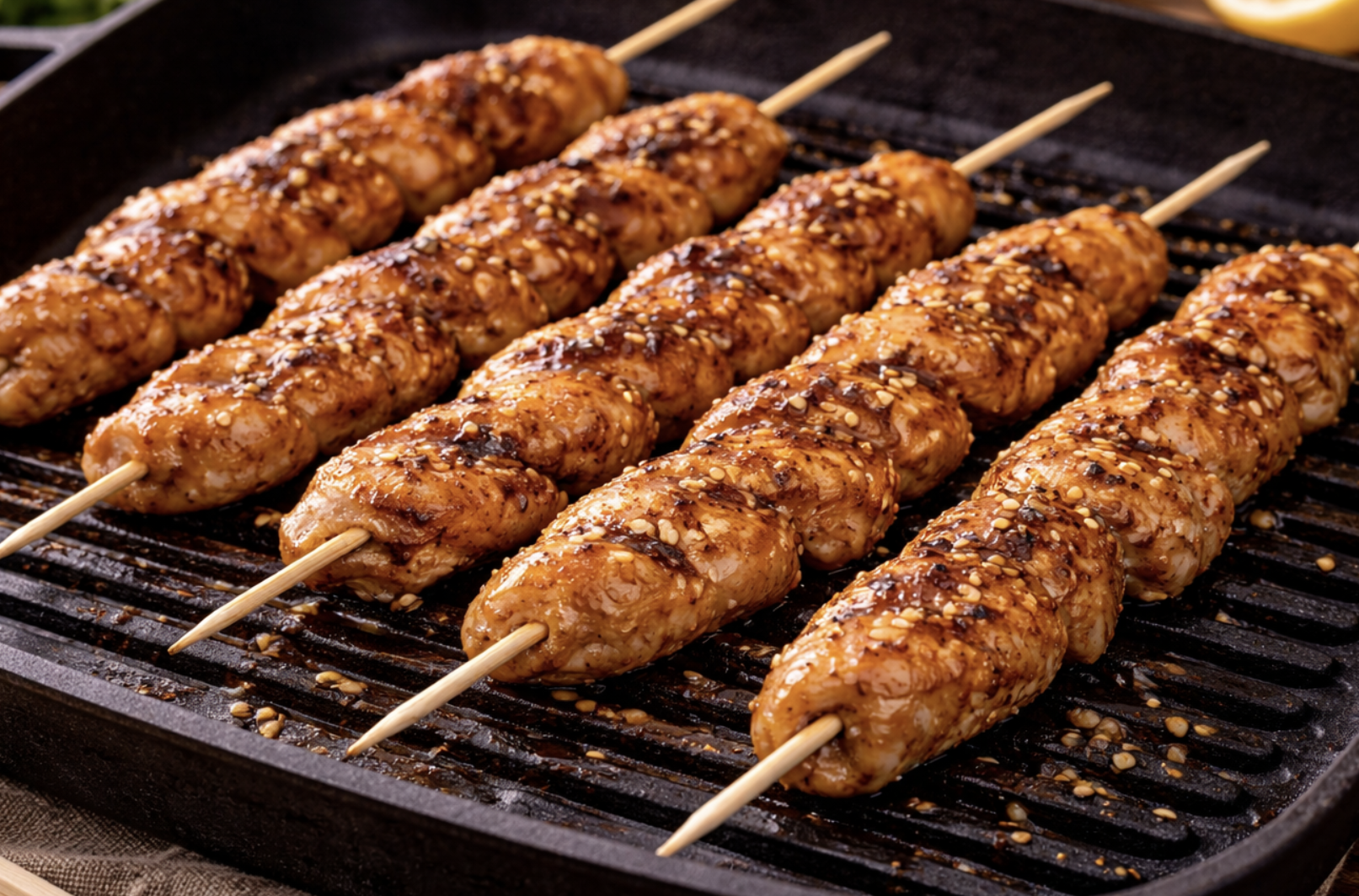 Hähnchen-Satay mit Erdnusssauce_5