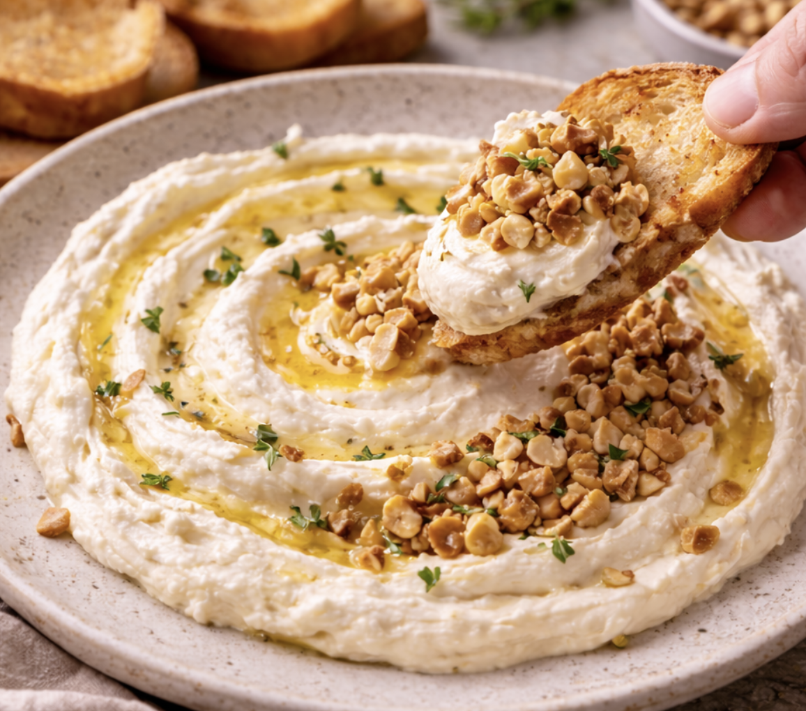 Whipped Ricotta mit Trüffelhonig & gerösteten Haselnüssen_3