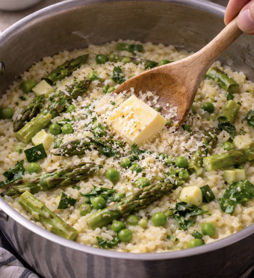 Frühlingsrisotto mit Gemüse_6