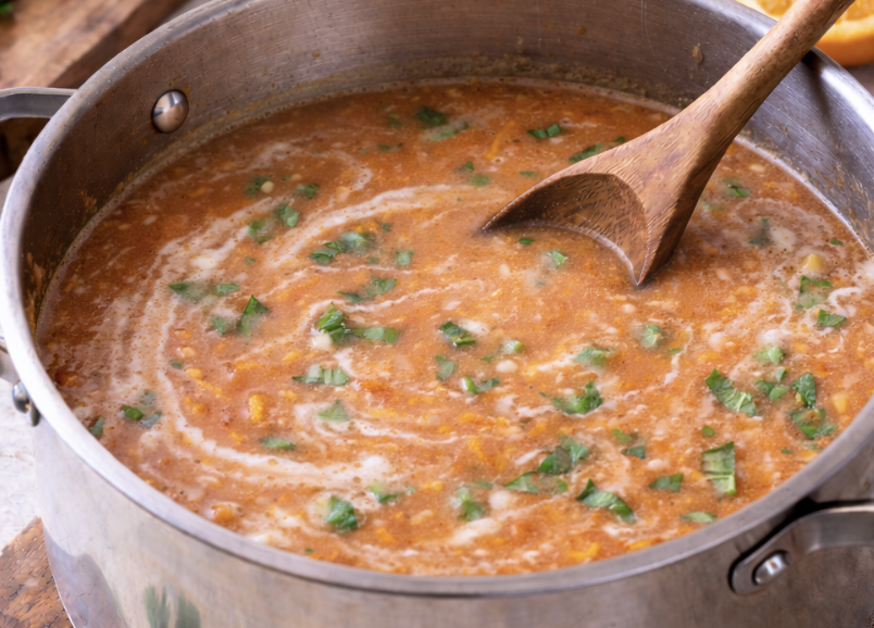 Tomaten-Orangen-Suppe mit Basilikum_6
