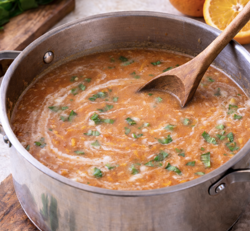 Tomaten-Orangen-Suppe mit Basilikum_6