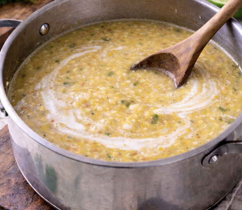 Mais-Chili-Suppe mit Limette_6