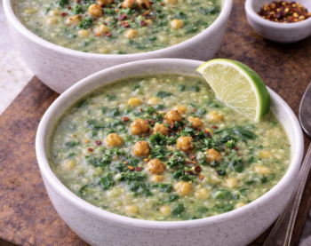 Spinat-Kichererbsen-Suppe mit Knoblauch_6