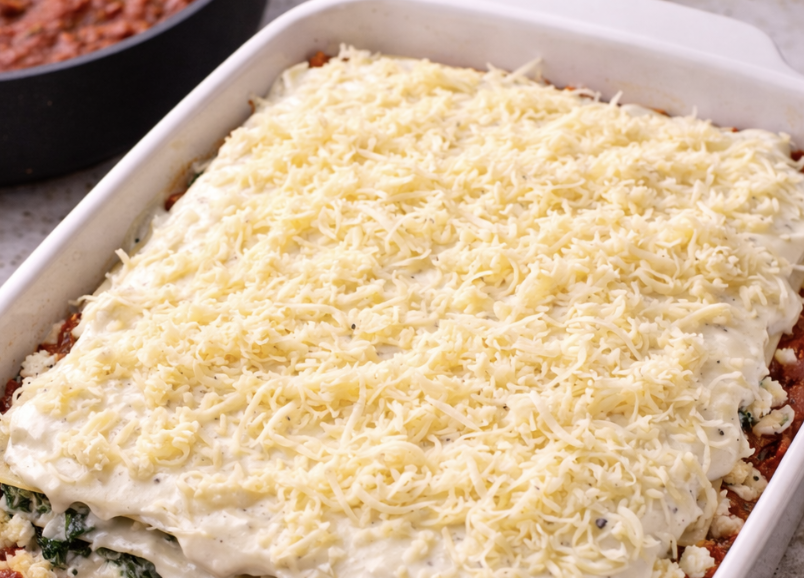Vegetarische Spinat-Lasagne_6