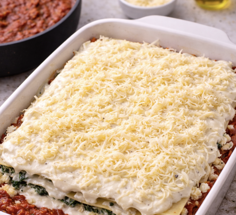 Vegetarische Spinat-Lasagne_6