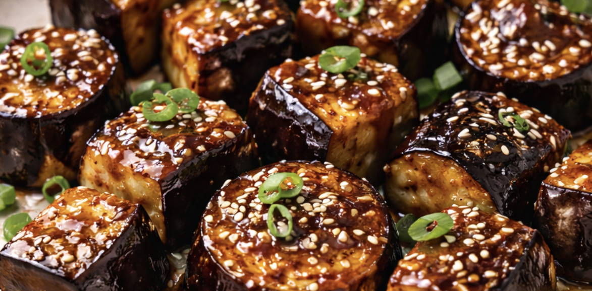 Japanische Miso-glazierte Auberginen-Häppchen_6