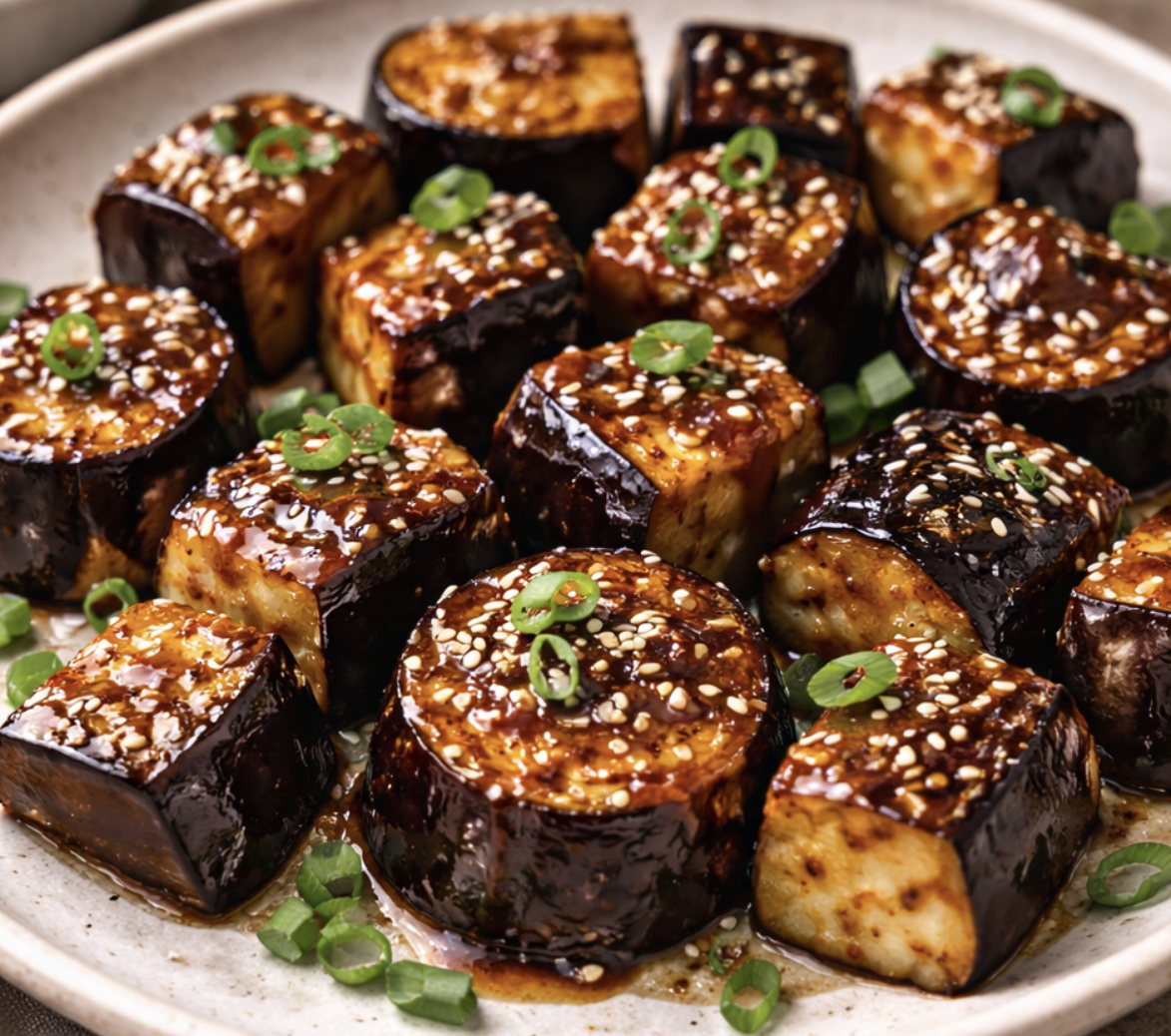 Japanische Miso-glazierte Auberginen-Häppchen_6