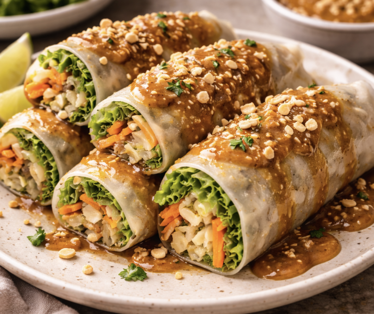 Frische philippinische Frühlingsrollen mit Palmenherz_6