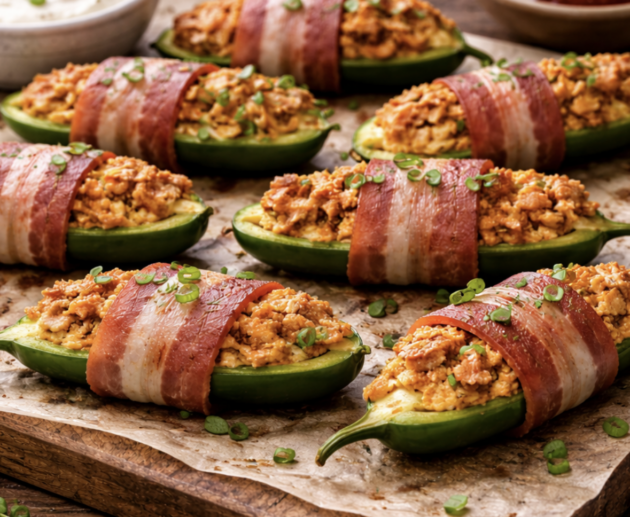 Mit Pulled Pork gefüllte Jalapeño-Poppers_6