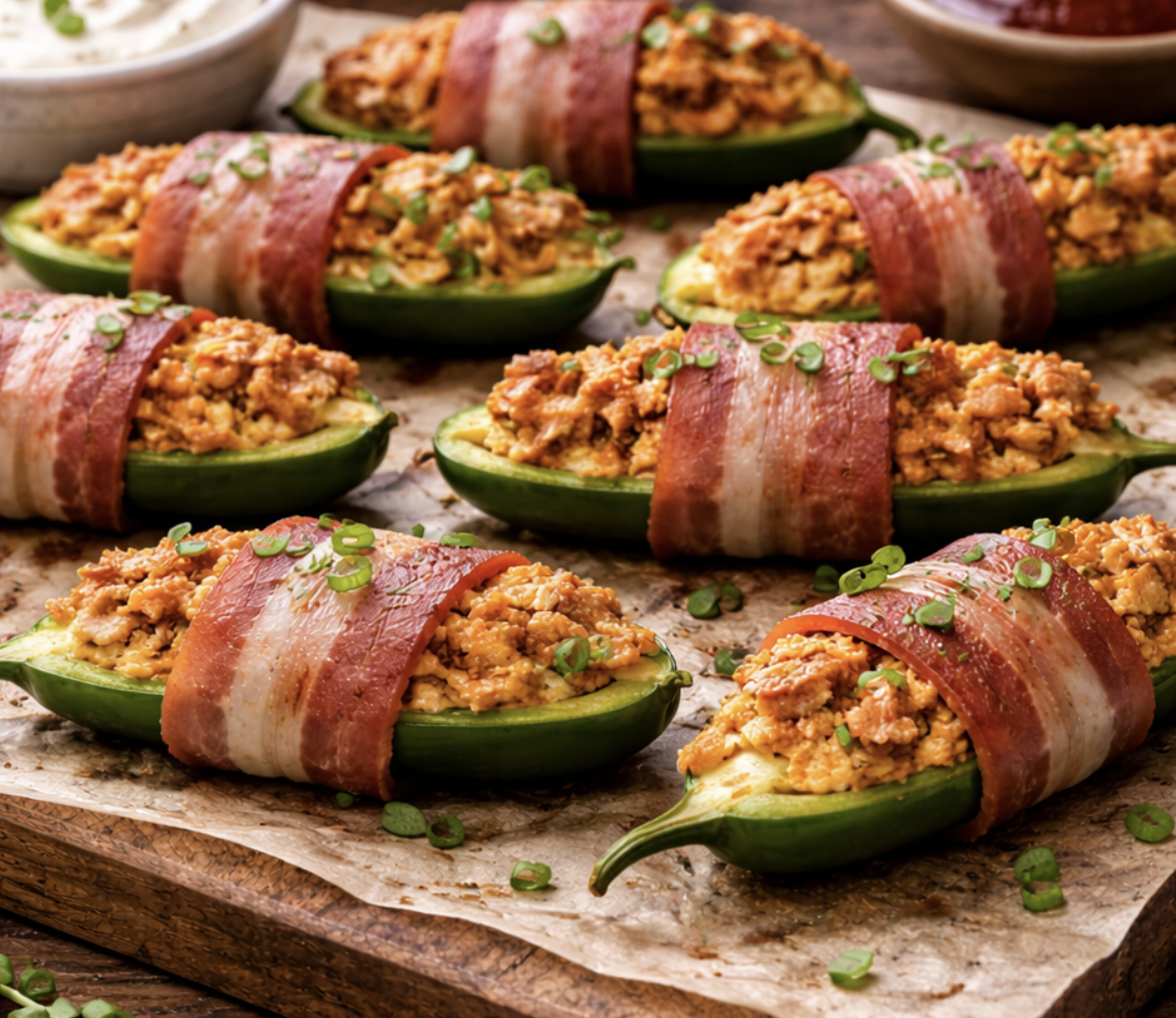 Mit Pulled Pork gefüllte Jalapeño-Poppers_6