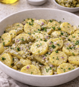 Kartoffelsalat mit Senf-Dressing