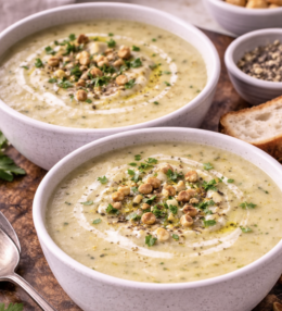 Pastinaken-Birnen-Suppe