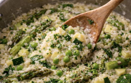 Frühlingsrisotto mit Gemüse_7