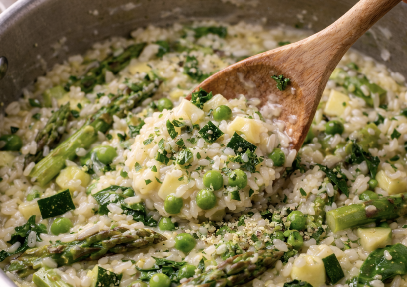 Frühlingsrisotto mit Gemüse_7