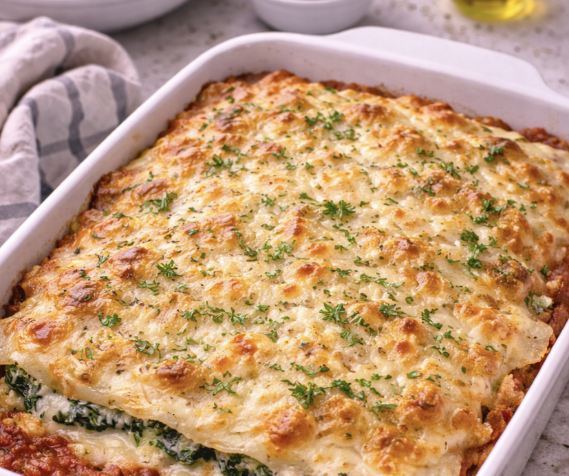 Vegetarische Spinat-Lasagne_7
