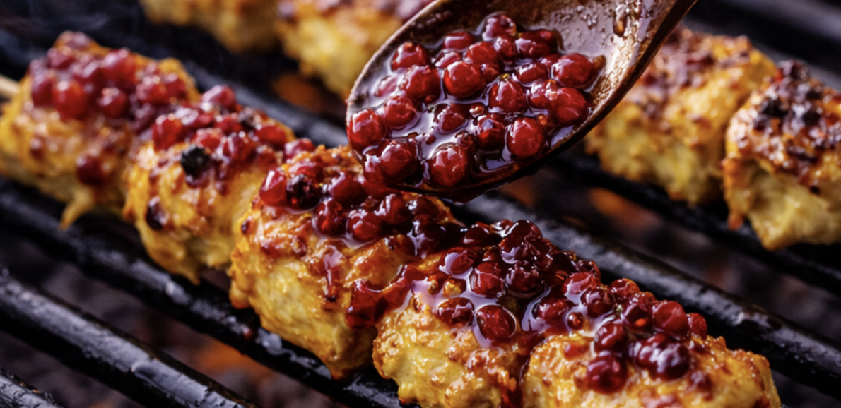 Persische Safran-Hähnchenspieße mit Berberitzen-Glasur_7