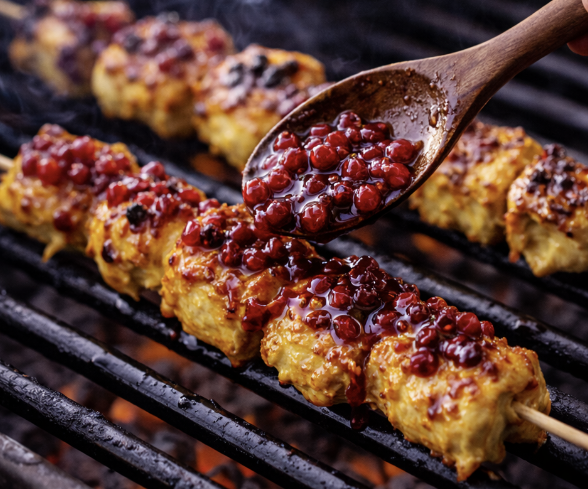 Persische Safran-Hähnchenspieße mit Berberitzen-Glasur_7