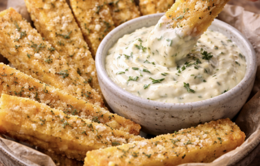 Knusprige Polenta-Pommes mit Rosmarin-Aioli_7