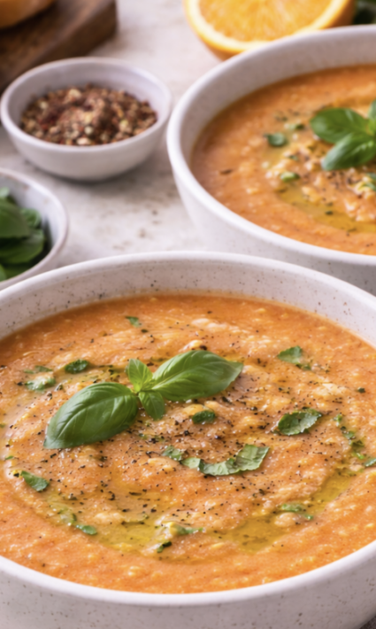 Tomaten-Orangen-Suppe mit Basilikum_7