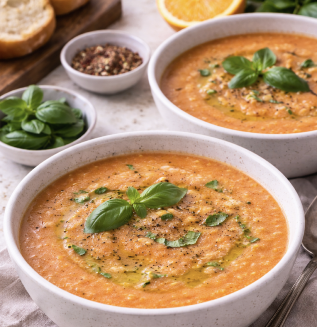 Tomaten-Orangen-Suppe mit Basilikum_7
