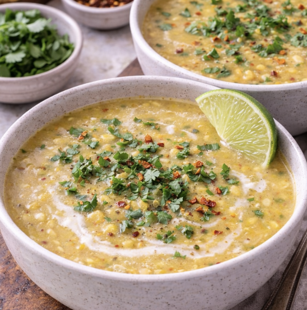 Mais-Chili-Suppe mit Limette_7