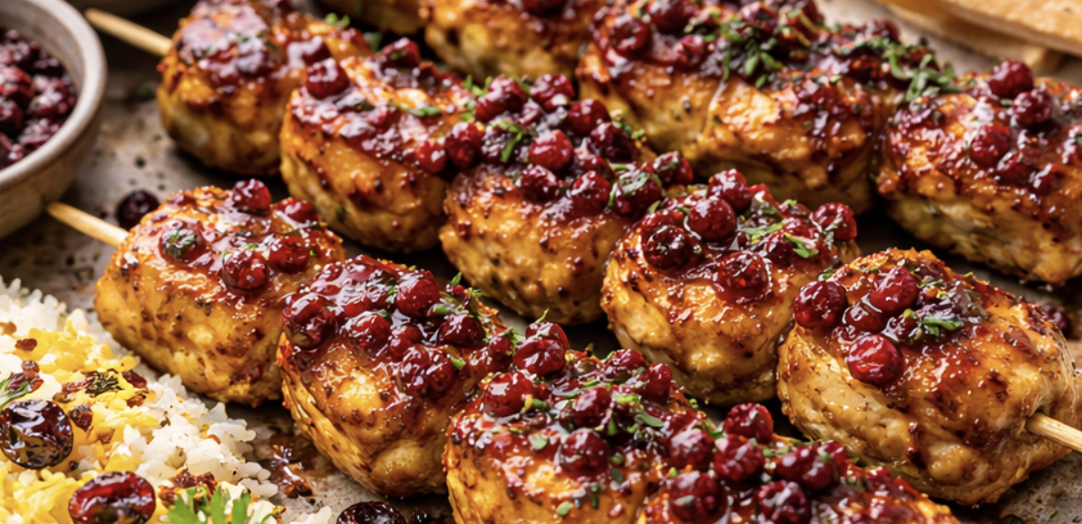 Persische Safran-Hähnchenspieße mit Berberitzen-Glasur_8