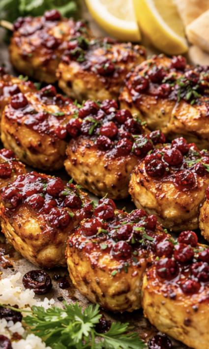 Persische Safran-Hähnchenspieße mit Berberitzen-Glasur_8