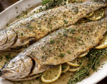 Gebackene Forelle mit Kräutern_8