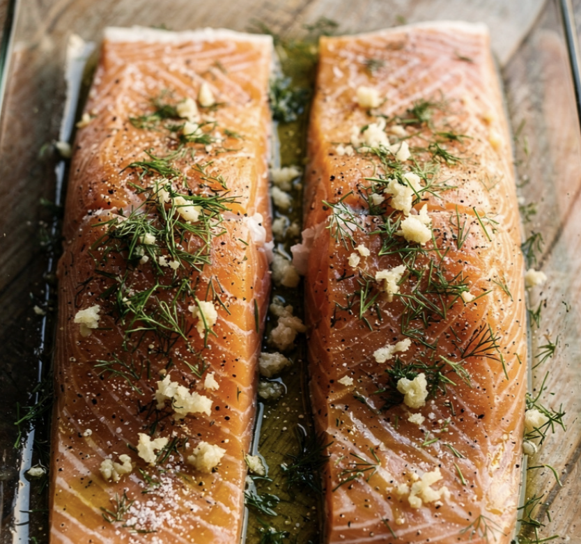 Ofengebackener Lachs mit Blumenkohlpüree_2