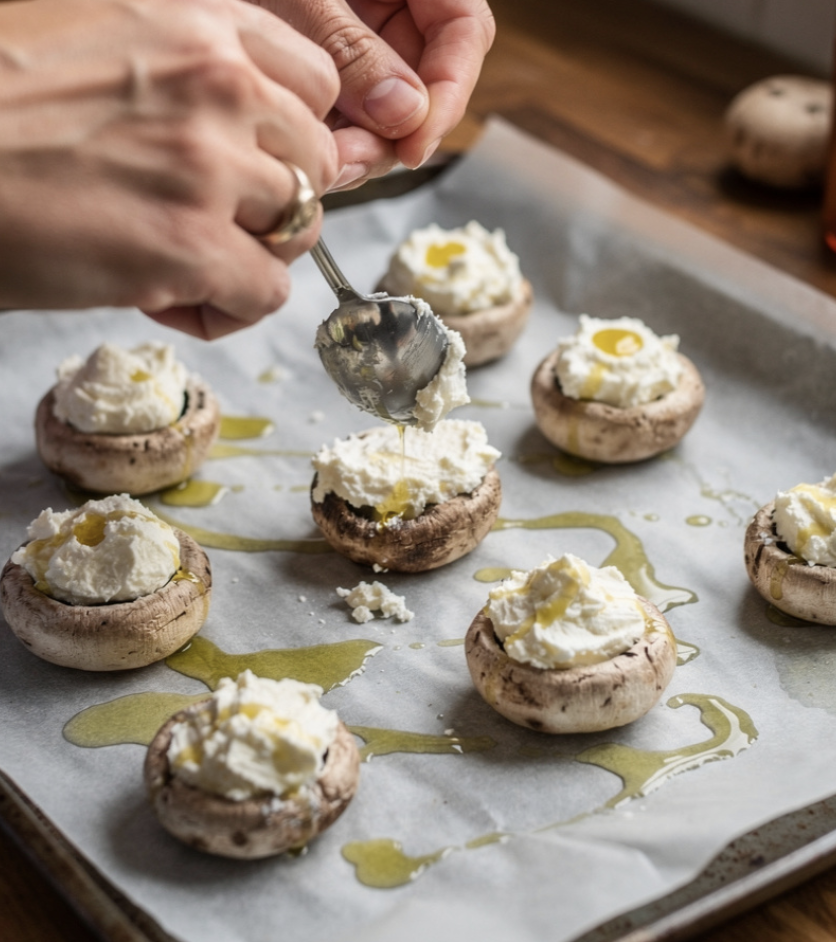 Low-Carb gefüllte Champignons_4