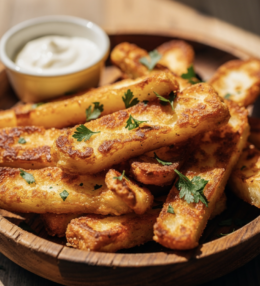 Halloumi-Pommes
