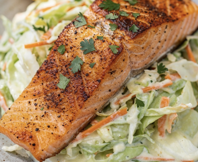 Cajun-Lachs mit Krautsalat_5