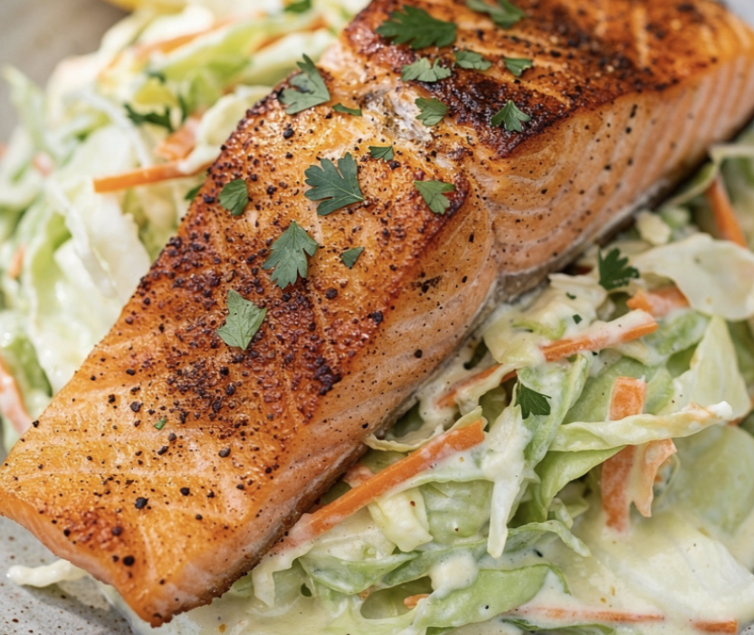 Cajun-Lachs mit Krautsalat_5