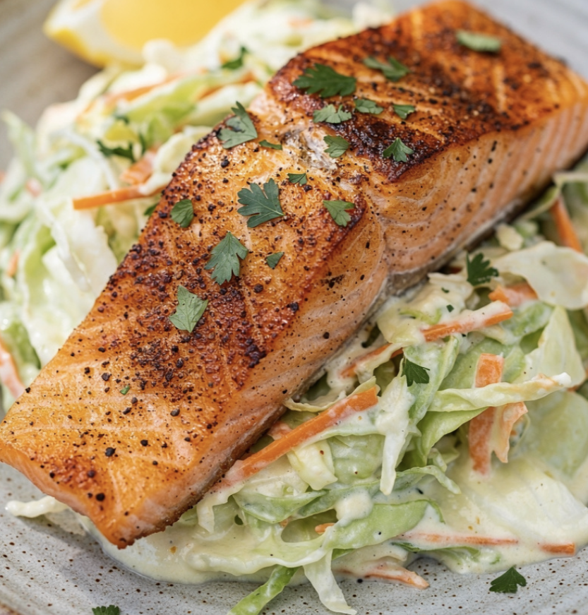 Cajun-Lachs mit Krautsalat_5
