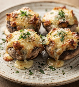Low-Carb gefüllte Champignons