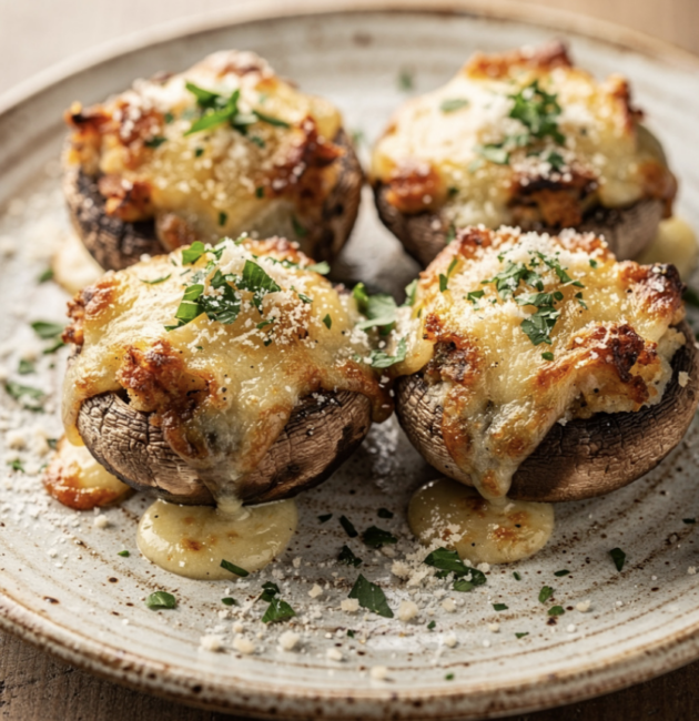 Low-Carb gefüllte Champignons_6